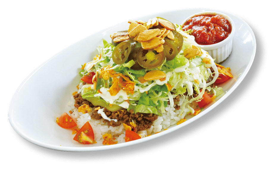 タコライス+ハラペーニョ&フライドガーリック