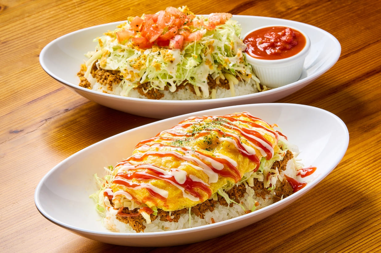 きじむなぁオリジナル「オムタコ」&「タコライス」